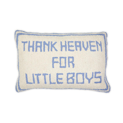 Thank Heaven Punch Embroidery Decorative Throw Pillow (*Two Styles*)