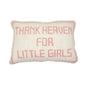 Thank Heaven Punch Embroidery Decorative Throw Pillow (*Two Styles*)