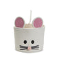 Animal Hand-Crafted Rope Baskets with Applique
