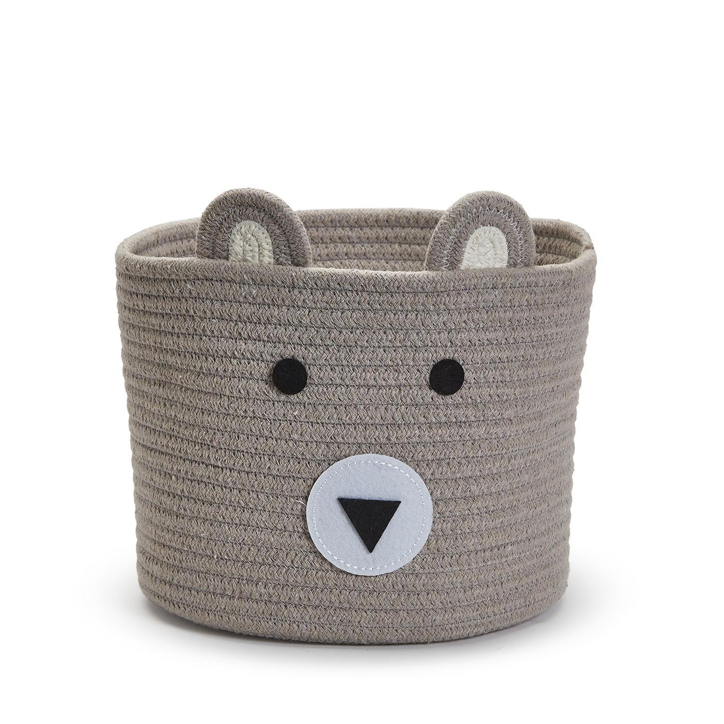 Animal Hand-Crafted Rope Baskets with Applique