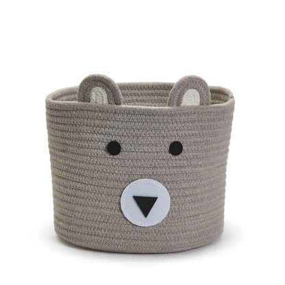 Animal Hand-Crafted Rope Baskets with Applique