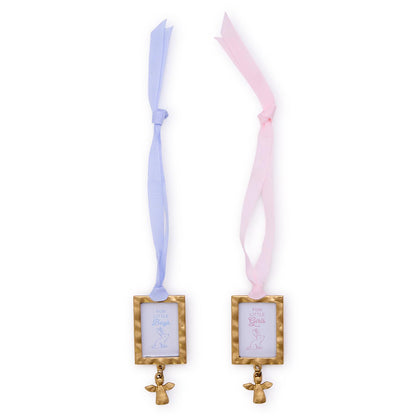 Thank Heaven Keepsake Ornament Photo Frame with Angel Charm