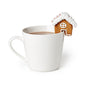 Set of 4 Gingerbread House Cookie Mug Huggers Cookies in Gift Box
