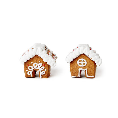 Set of 4 Gingerbread House Cookie Mug Huggers Cookies in Gift Box