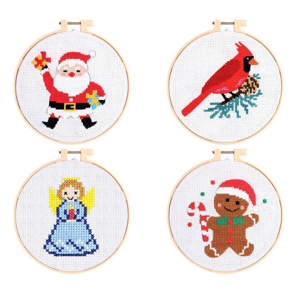 Holiday Cross Stitch Embroidery Craft Kit (*4 Designs*)