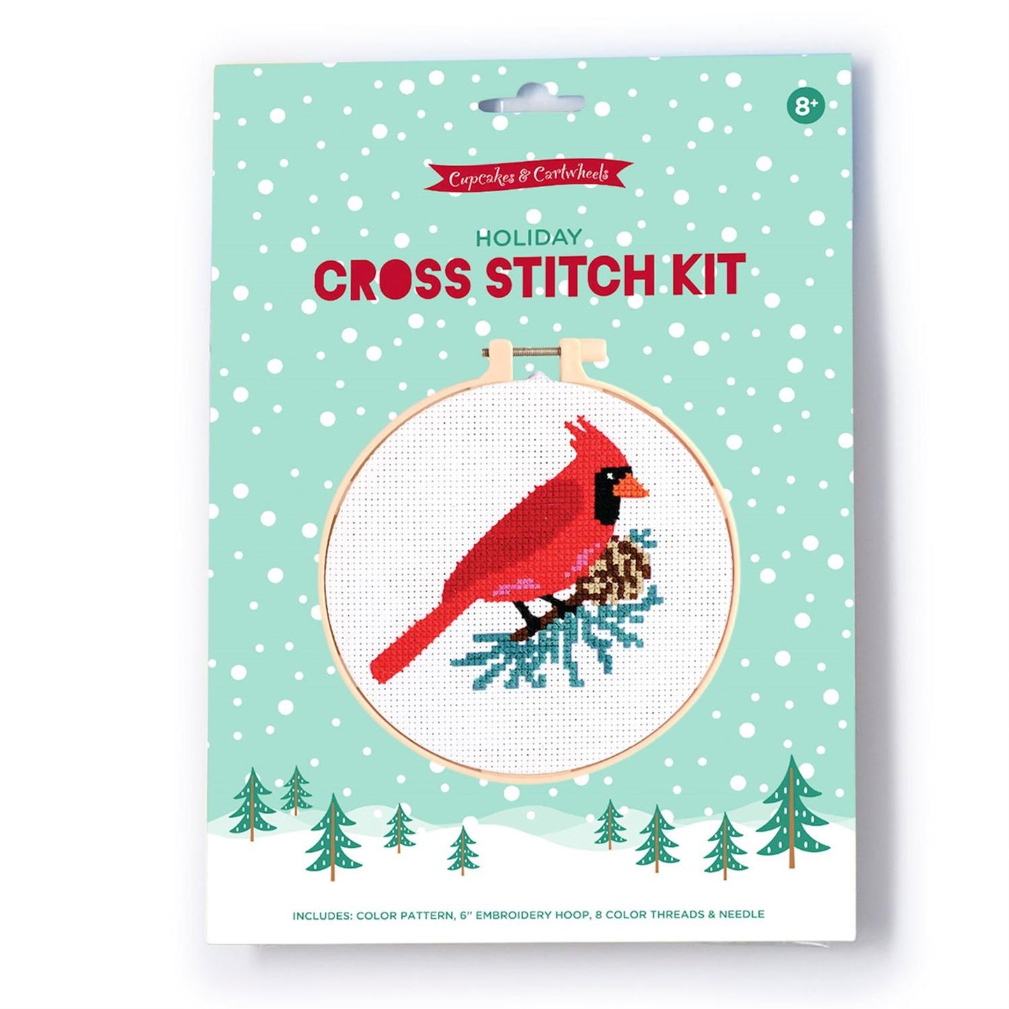 Holiday Cross Stitch Embroidery Craft Kit (*4 Designs*)