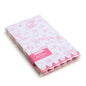 Pink Animal Toile Paper Guest Napkin with Scalloped Edge