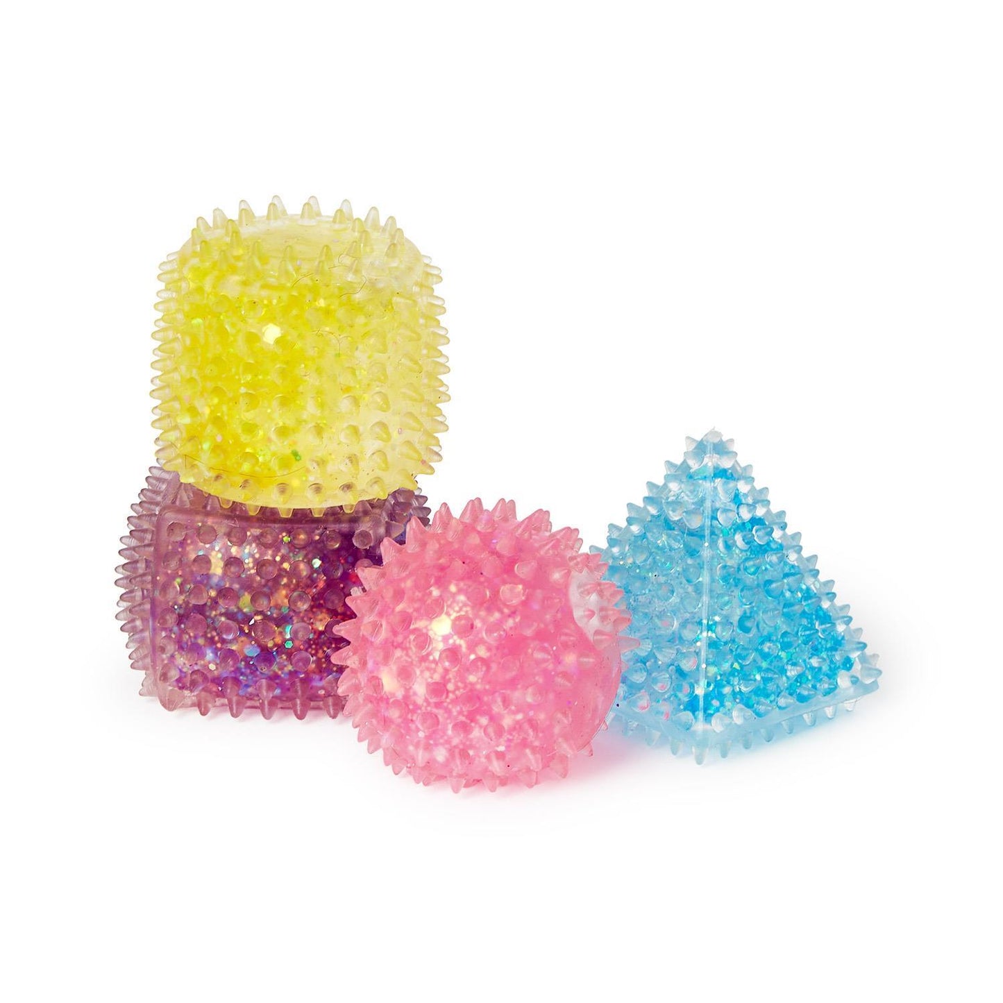 Gem Jellies Set of 4 Mini Glitter Squishies