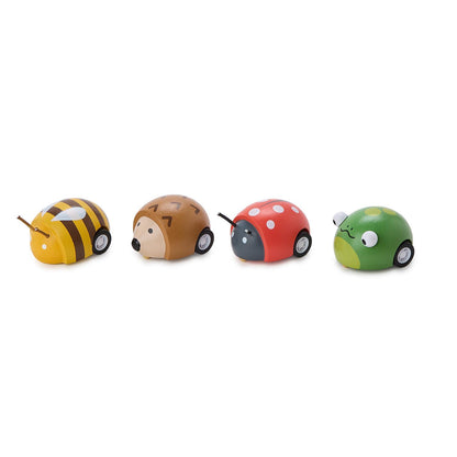 Garden Critters Wooden Pull Back Toy