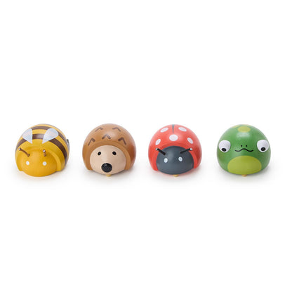 Garden Critters Wooden Pull Back Toy