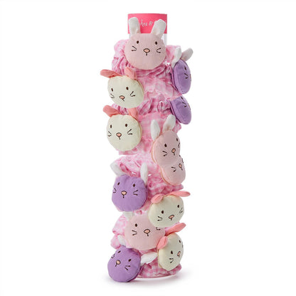 Cottontail Embroidered Bunny Scrunchie