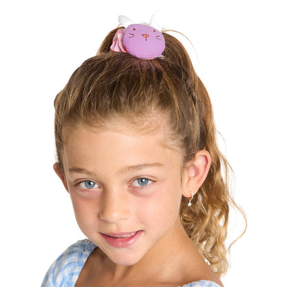 Cottontail Embroidered Bunny Scrunchie