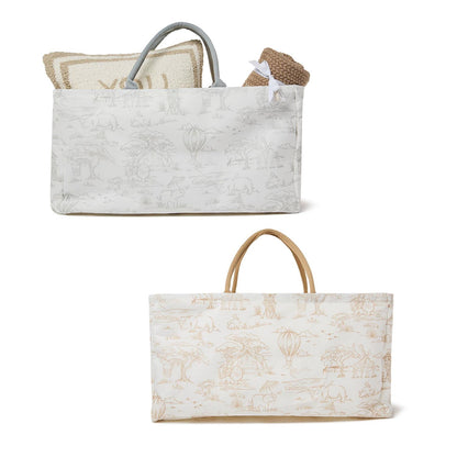 Sweet Safari Toile Hamper / Storage Tote (*Multiple Colors*)
