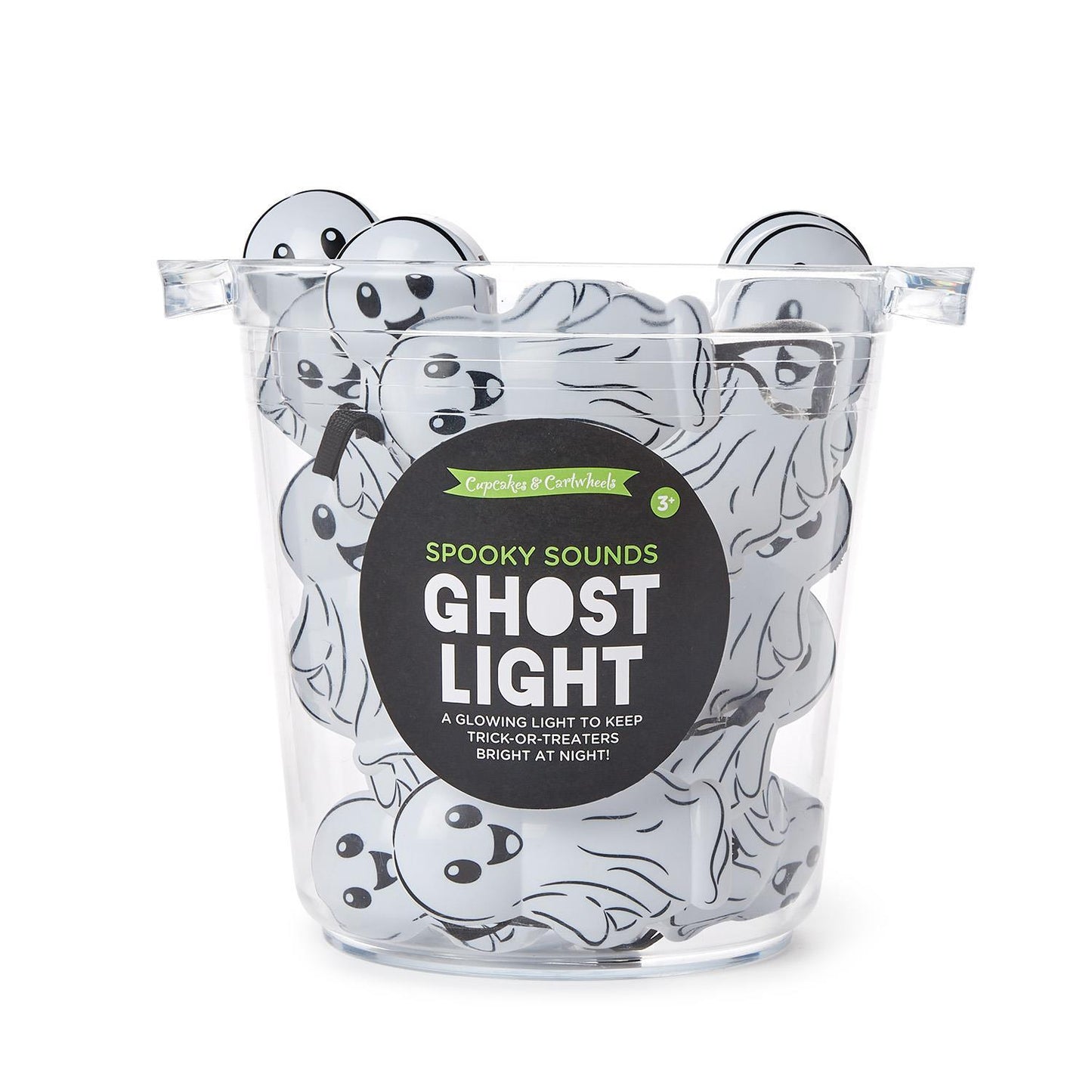 Spooky Sounds Safety Light Up and Sound Ghost