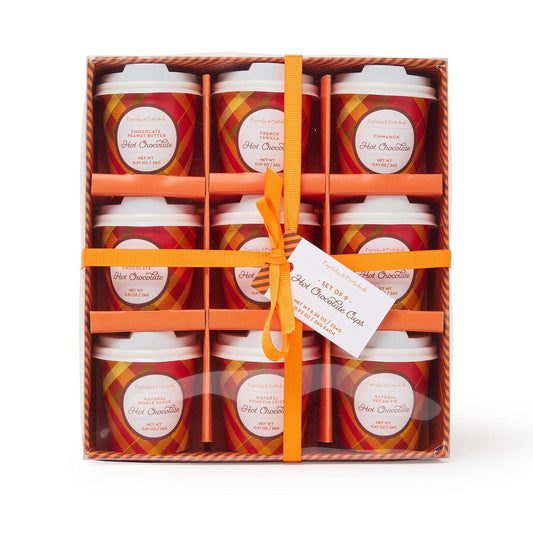 Festive Fall Hot Chocolate Cup Set in Gift Box