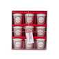Holiday Set of 9 Hot Chocolate Cups in Gift Box