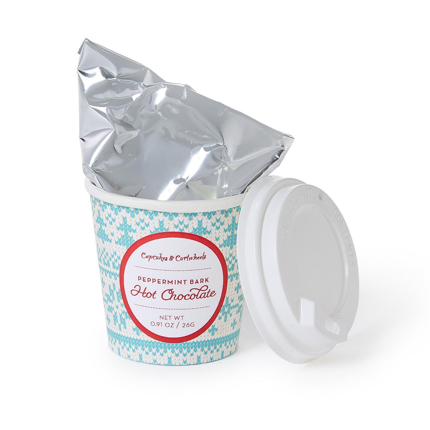 Holiday Set of 9 Hot Chocolate Cups in Gift Box