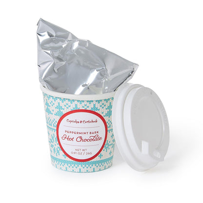 Holiday Set of 9 Hot Chocolate Cups in Gift Box