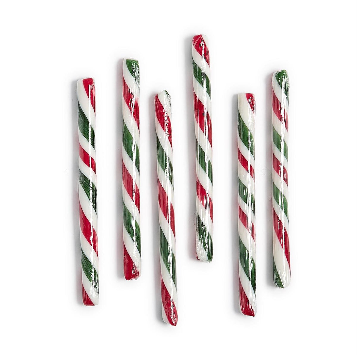 Peppermint Twist Set of 6 Peppermint Flavor Candy Stirrers in Gift Pack