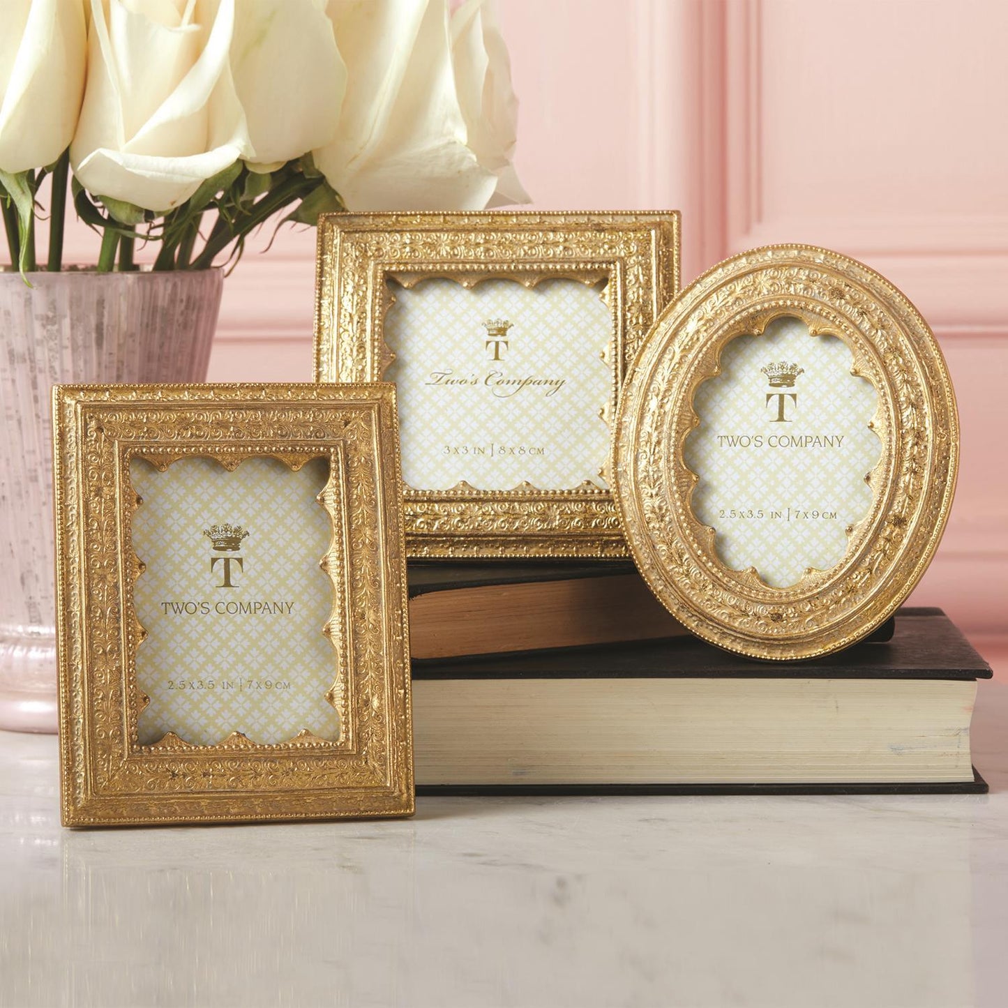 Vermeil Ornate Photo Frame