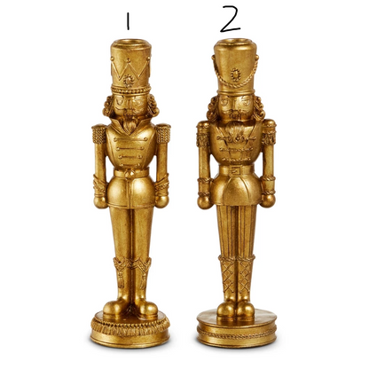 10" Nutcracker Candlesticks