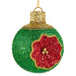 14" Oversized Red/Green Sequin Ornament