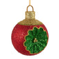 21" Oversized Red/Green Sequin Ornament