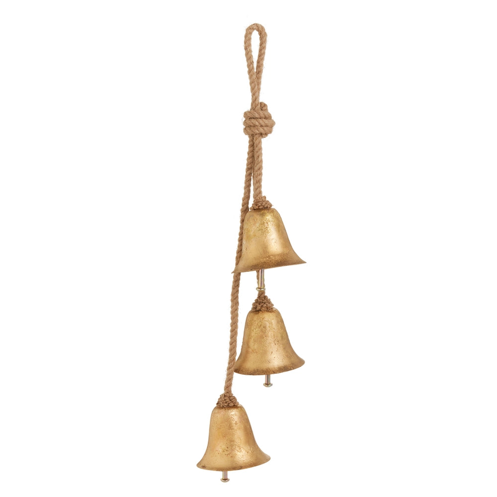 19" Gold Bell Cluster Ornament