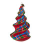 EC 6.25" Tartan Spiral Tree Ornament