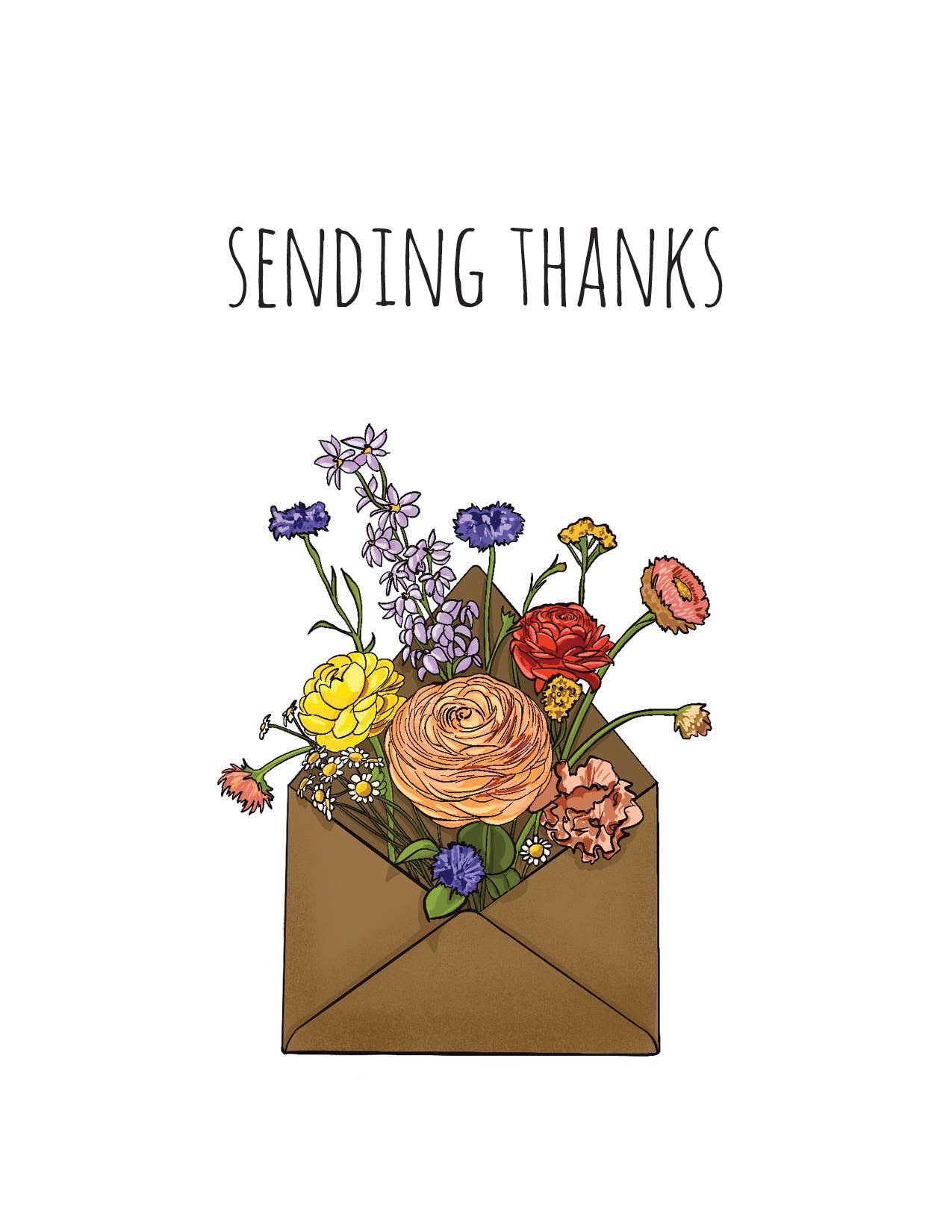 Sending Thanks Card
