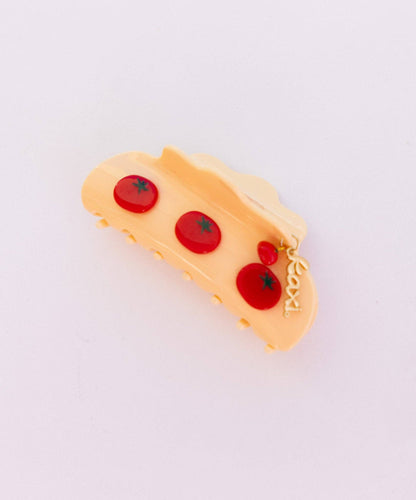 Tomato Charmed Claw Hair Clip