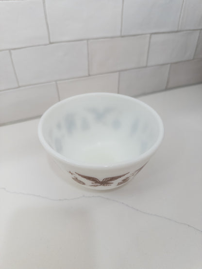 Vintage Pyrex 401 'Early American' Mixing Bowl