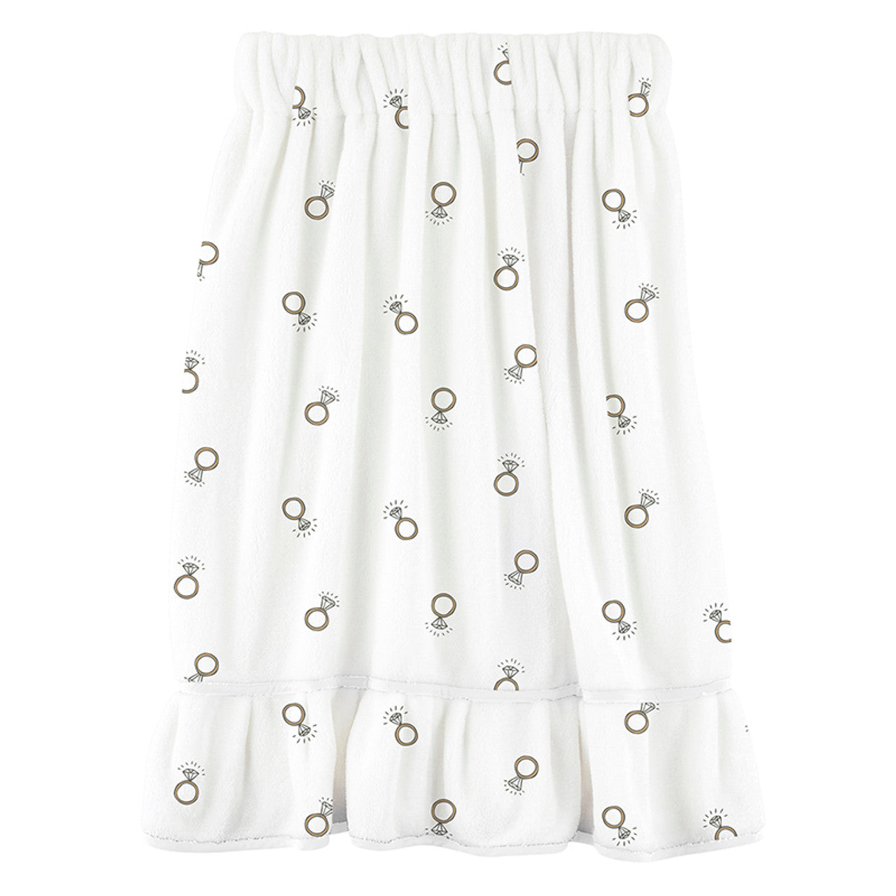 Spa Wrap - White Bridal Rings