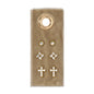 Gold Cross Velvet Stud Gift Set