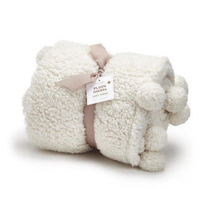 Soft & Cozy Sherpa Throw Blanket