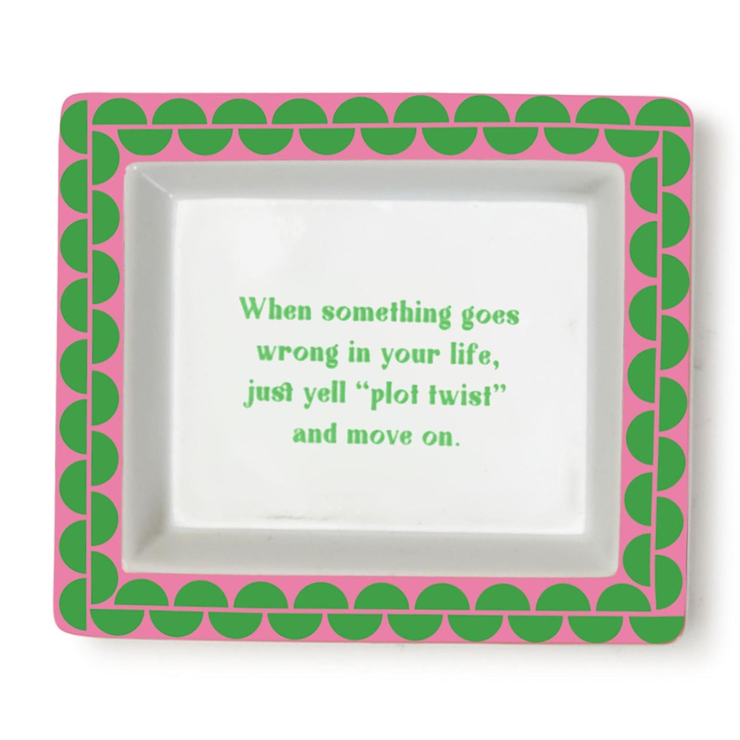 Sassy Wise Saying Desk Tray