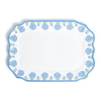 Hydrangea Melamine Platter