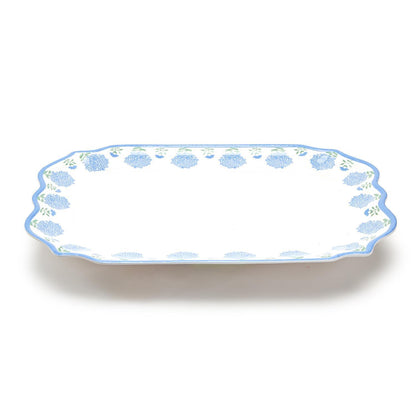 Hydrangea Melamine Platter