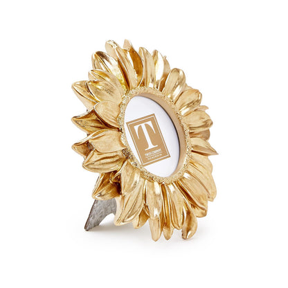 Gold Sunflower 3x3 Photo Frame