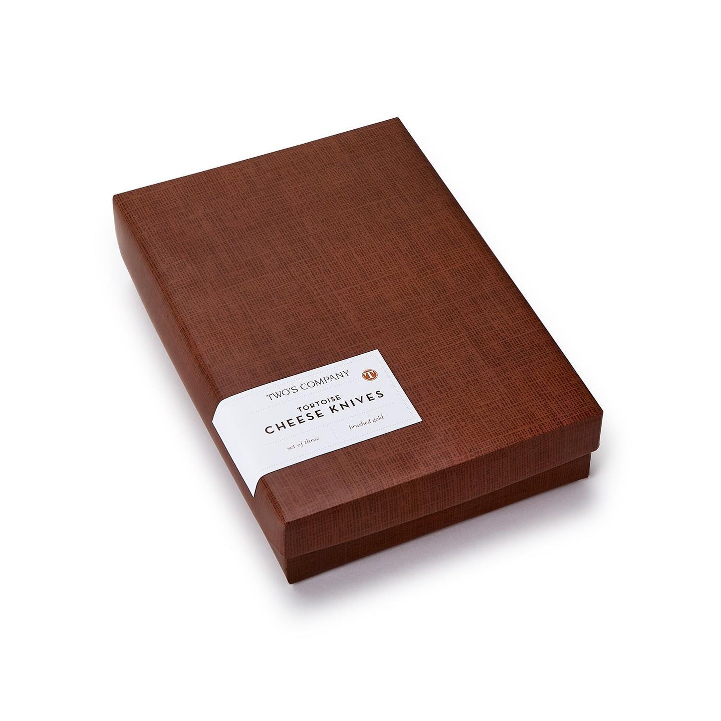 Tortoise Swirl Set of 3 Cheese Knives