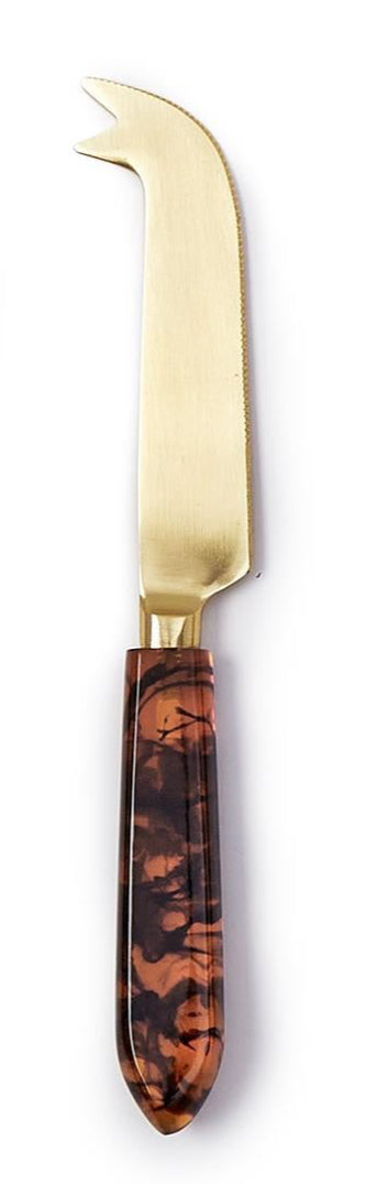 Tortoise Swirl Cheese Knives (*Multiple Sizes*)
