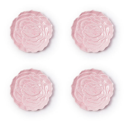 Pink Flower Tidbit Dish