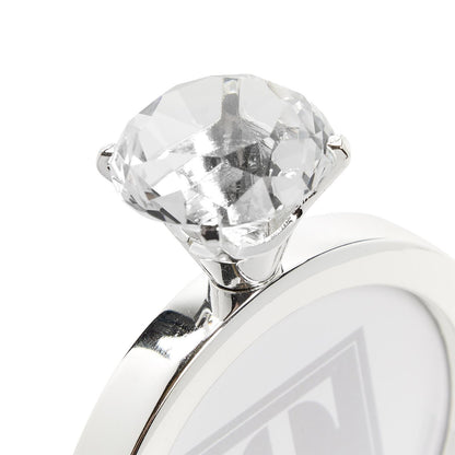 Clear Diamond Ring Photo Frame