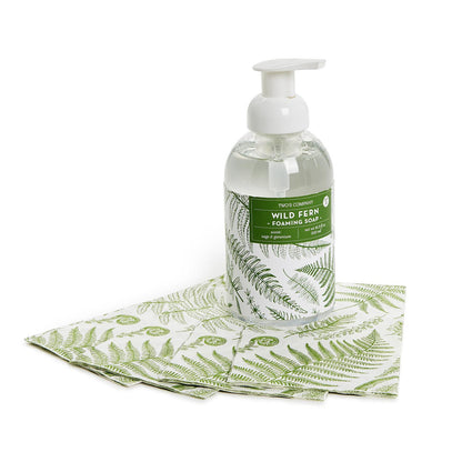 Fern Fresh Sage Foaming Soap w/20Pc Guest Towel