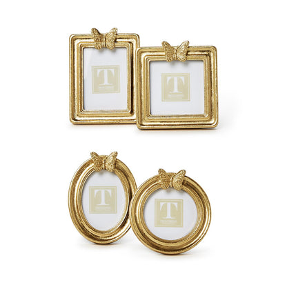 Golden Butterfly Gold Leaf Finish Photo Frames