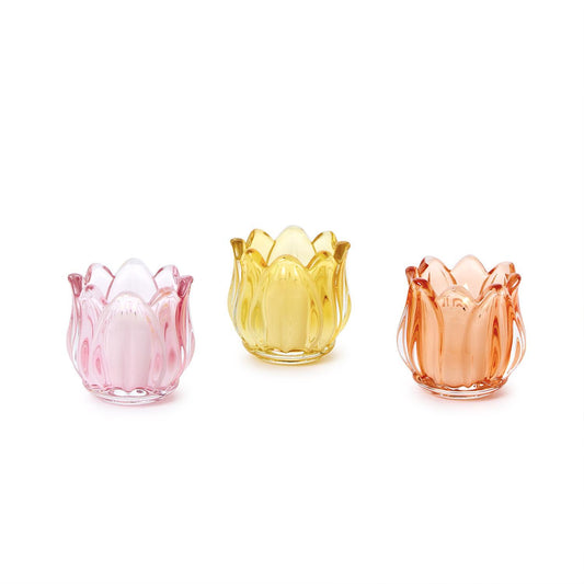 Pastel Tulip Tealight Candleholder