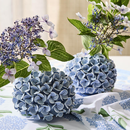 Hydrangea Flower Bud Vases / Taper Candle Holders