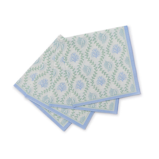 Coastal 3-Ply Paper Cocktail Napkin