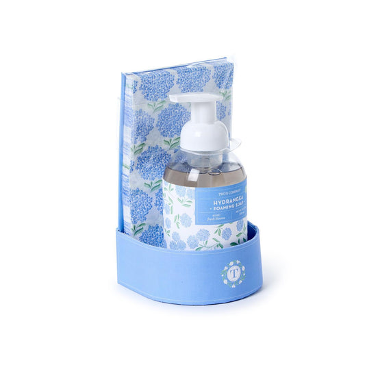 Hydrangea Foaming Soap w/20Pc Guest Towel