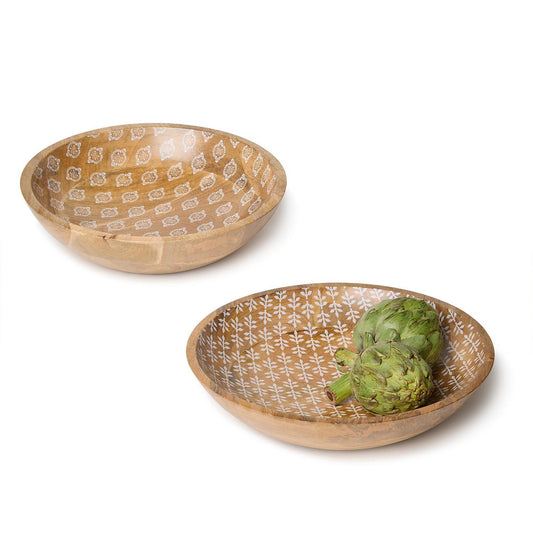 Wood Block Print Bowls (*Multiple Sizes*)